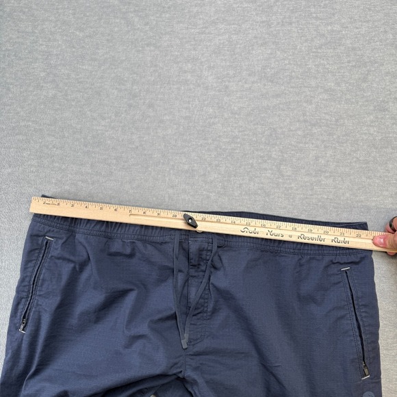 LL Bean Shorts Mens 3XL Navy Blue Explorer Ripstop Elastic Waist Hiking Travel - Picture 7 of 10